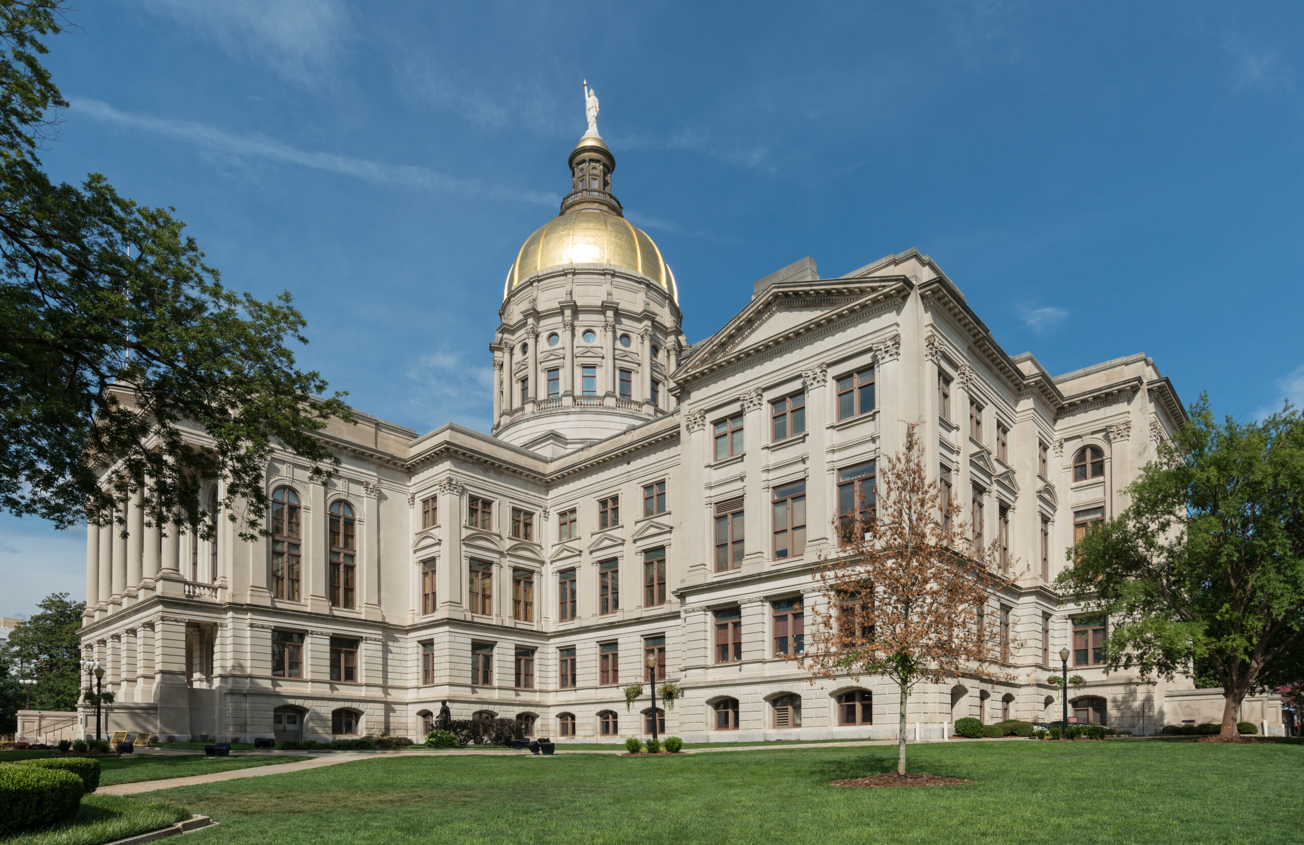The Georgia State Capitol building in Atlanta, Georgia.