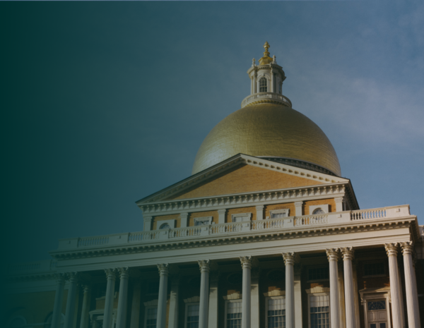 The Massachusetts state house.